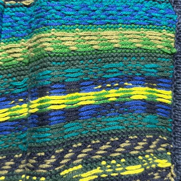 Tea Collection Kids XL Size 12 Navy Fair Isle Cardigan Button Front - Picture 3 of 8